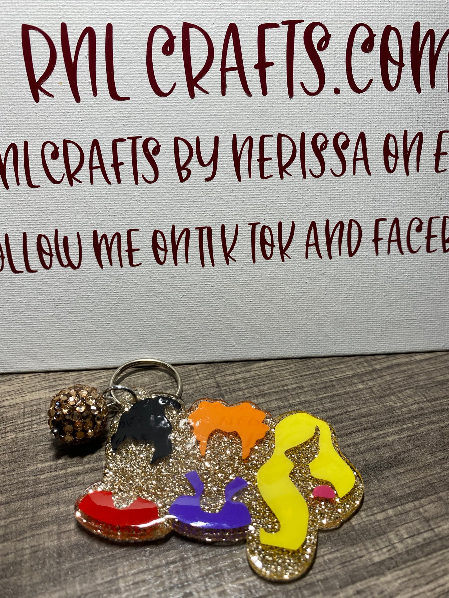 Custom Shaped Keychain/Badge Reel/Phone Grips vinyl glitter colorful