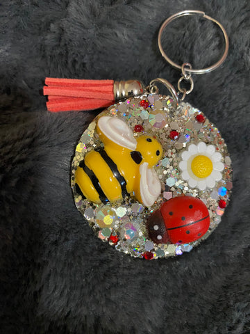 Bumble Bee 3D keychains
