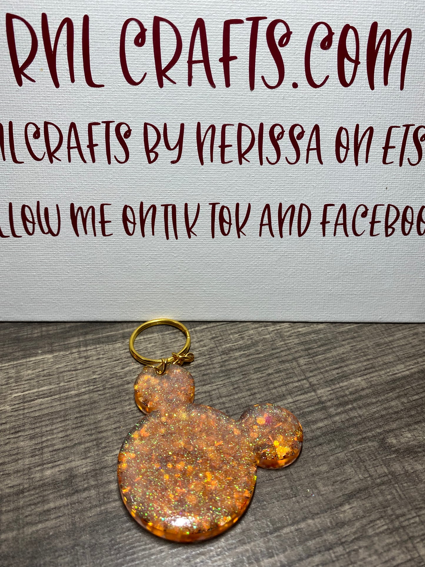 Fall Mouse Head keychains
