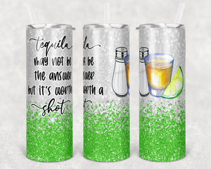 The "Shot" 20 oz Double Wall Stainless Steel Tumbler